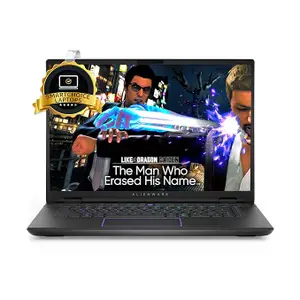 Dell [Smartchoice] Alienware M16 R2 Gaming,Intel Ultra 9 185H,32GB DDR5,1TB SSD,Nvidia RTX 4070 8 Gb GDDR6,16" (40.6Cm) QHD+ 240Hz,Nvidia G-Sync +Alienfx RGB Backlit Kb,Dark 2.61Kg