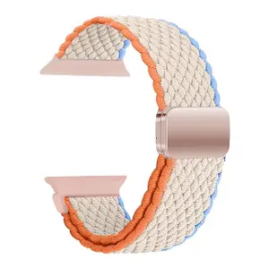 ACM Watch Strap Slide 42mm 44mm 45mm 46mm 49mm Woven Braided Magnetic compatible with Fire-Boltt Visionary Bsw046 Smartwatch Adjustable Belt Band