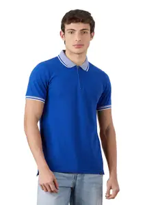 Brand: Amazon Brand - Symbol Amazon Brand - Symbol Men's Cotton Rich Solid Zipper Polo Collar Tshirts | Half Sleeves | Plain-Regular Fit (Available in Plus Sizes)