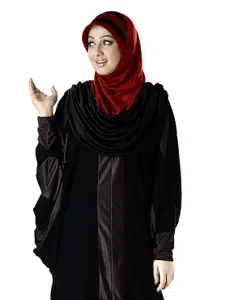 Mehar Hijab's Modest Women's Designs Stylish Dual Color Combination Polycotton Feel Good Fabric AFEEFA HIJAB