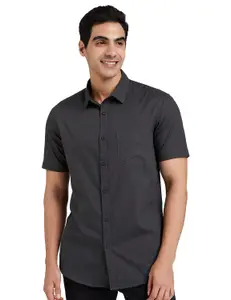 Brand: Amazon Brand - Symbol Amazon Brand - Symbol Men's Cotton Shirt | Casual | Plain | Half Sleeve | Summer - Regular Fit (Available in Plus Sizes)
