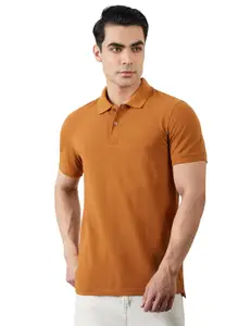Brand: Amazon Brand - Symbol Amazon Brand - Symbol Men's Cotton Rich Solid Polo Tshirt | Collar Tshirts | Half Sleeves | Plain-Regular Fit (Available in Plus Sizes)