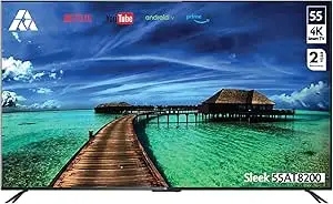 ATEAM Sleek 55" inch 4K UHD Smart TV