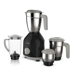 Philips HL7759/00 Mixer Grinder, 750W Turbo Motor, 4 Jars, Quick cool ventilation for longer motor life