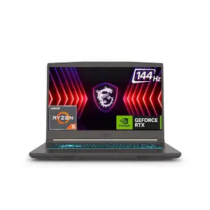 MSI Thin A15, Ryzen 5 7535Hs, 40Cm Fhd 144Hz Gaming (16Gb/512 Gb Nvme Ssd/Windows 11 Home/Nvidia Geforce RTX 4050, Gddr6 6Gb/Cosmos Gray/1.86Kg), B7Ve-066In - AMD