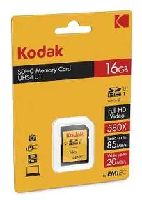 Kodak 16GB Class 10 UHS-I U1 SDHC Memory Card
