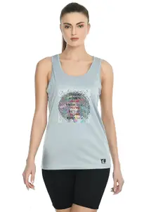 YOUNGURBAN Women's Polyester Vest Grey