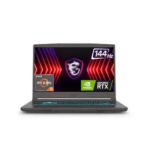 MSI Thin A15, Ryzen 5 7535Hs, 40Cm Fhd 144Hz Gaming (16Gb/512 Gb Nvme Ssd/Windows 11 Home/Nvidia Geforce RTX 3050, Gddr6 4Gb /Cosmos Gray/1.86Kg), B7Uc-067In - AMD