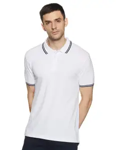 Brand: Amazon Brand - Symbol Amazon Brand - Symbol Men's Cotton Rich Solid Polo Tshirt | Collar Tshirts | Half Sleeves | Plain-Regular Fit (Available in Plus Sizes)