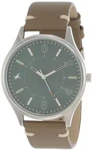 Visit the Fastrack Store Fastrack Tripster Analog Green Dial Men's Watch-3237SL01/NP3237SL01