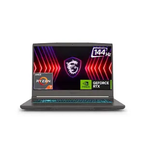 MSI Thin A15, Ryzen 7 7735Hs, 40Cm Fhd 144Hz Gaming (16Gb/1 Tb Nvme Ssd/Windows 11 Home/Nvidia Geforce RTX 4050, Gddr6 6Gb/Cosmos Gray/1.86Kg), B7Ve-065In - AMD