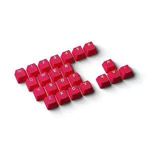 HK Gaming Rubber Backlit Doublesht Keycap Set | OEM Profile for Mechanical Keyboard (23 Keys, Monza)