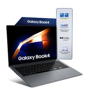 Samsung Galaxy Book4 ( 8GB RAM, 512GB SSD) | 15.6" Full HD Screen | Intel Core 5 120U Processor | Windows 11 Home | MS Office 2021 | Fingerprint Reader | Intel Iris XE Graphics | RJ45 LAN Port