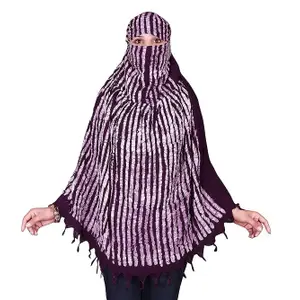 Cotton Long Scarf Cum Mask Scarves Usable for Vehicle Driver | Color Lining Printed Design | Universal Size | For Girl & Women | Breathable Sun Protection Light Weight