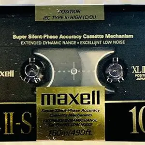 Maxell High Bias XLII-S 100 Minute Audio Cassette