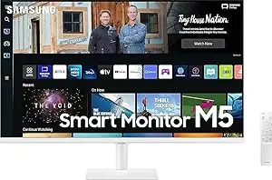 SAMSUNG M5 Series 32-Inch FHD 1080p Smart Monitor & Streaming TV (Tuner)