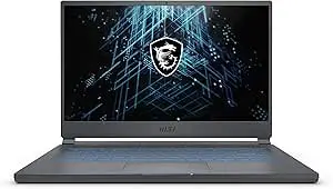 MSI Stealth 15M Gaming : 15.6" 144Hz FHD 1080p Display, Intel Core i7-11375H, NVIDIA GeForce RTX 3060, 16GB, 512GB SSD, Thunderbolt 4, WiFi 6, Win10, Carbon Gray (A11UEK-009)