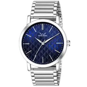 Visit the LOUIS DEVIN Store LOUIS DEVIN Stainless Steel Chain Analog Wrist Watch for Men (LD-G049)
