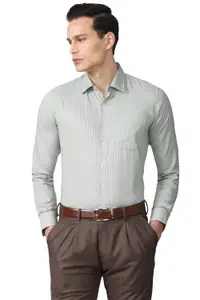 Visit the Van Heusen Store Van Heusen Men Cotton Solid Slim Fit Formal Shirt