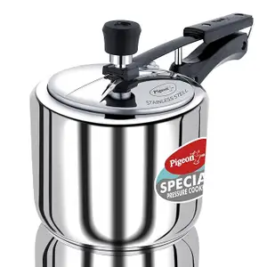 Pigeon by Stovekraft Stainless Steel Pressure Cooker 3 Litre Inner Lid