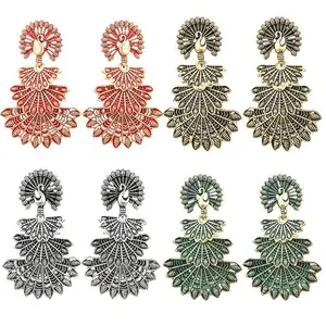 Jhumki Earrings For Women Jewellery Earrings Combo Mayur Ear rings Earrings For Women and Girls Pair of 4