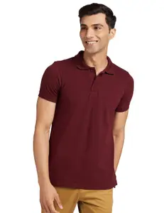 Brand: Amazon Brand - Symbol Amazon Brand - Symbol Men's Cotton Rich Solid Polo Tshirt | Collar Tshirts | Half Sleeves | Plain-Regular Fit (Available in Plus Sizes)