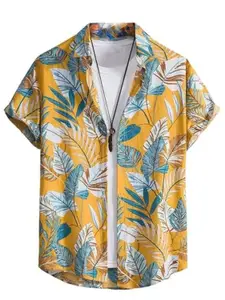 Brand: Leriya Fashion Leriya Fashion Men's Rayon Shirt - Summer Button Down Shirts | Half Sleeve Printed |Formal |Casual Stylish Shirt's for Man