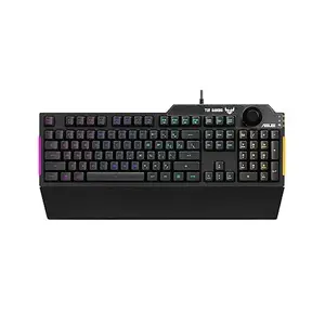 ASUS ASUS Membrane USB Gaming Keyboard for PC - TUF K1 Programmable, Onboard Memory
