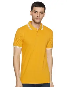 Brand: Amazon Brand - Symbol Amazon Brand - Symbol Men's Cotton Rich Solid Polo Tshirt | Collar Tshirts | Half Sleeves | Plain-Regular Fit (Available in Plus Sizes)