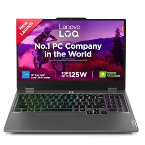 Lenovo LOQ 2024 Intel Core i5-13450HX 15.6" (39.6cm) 144Hz 300Nits FHD IPS Gaming (16GB/512GB SSD/Win 11/NVIDIA RTX 4050 6GB Graphics/MSO 21/1Yr ADP Free/3 Mon Game Pass/Grey/2.4Kg), 83DV007GIN
