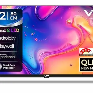 VW 80 cm (32 inches) OptimaX Series HD Ready Smart QLED Android TV VW32AQ1