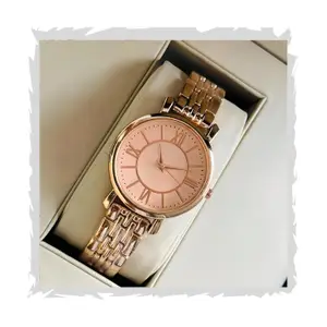 Visit the styledose Store styledose Women Analogue Wrist Watches for Women's & Girls&Miss&Ladies Diamond Studded Roman Dial Rosegold Colored Stylish Bracelet Strap