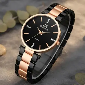 Visit the IIK COLLECTION Store IIK COLLECTION Analog Women's Watch Stainless Steel Dial Wrist Watches for Women Stylish Belt Ladies Watch - Water Resistant Watches for Girls