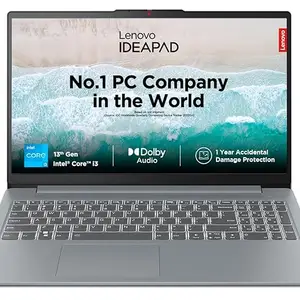 Lenovo IdeaPad Slim 3 Intel Core i3-1115G4 11th Gen 15.6" (39.62cm) FHD (8GB/512GB SSD/Win 11/Office 2021/3 Month Game Pass/Arctic Grey/1.65Kg), 82H803W7IN