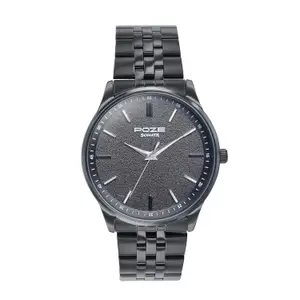 Visit the Sonata Store Sonata Poze Quartz Black Dial Black Metal Strap Analog Watch for Men-SP70048NM01W