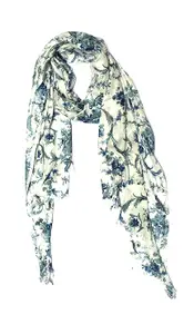 WOMEN'S FLORAL PRINTED RAYON SCARF/SCARVES/STOLE FOR SUMMERS