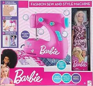 Barbie Sewing Machine Doll, Fashion Sew and Styling Machine
