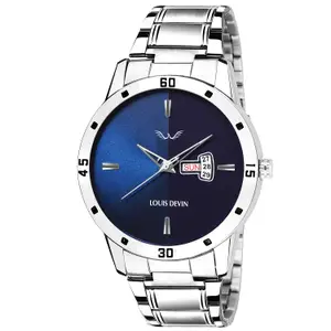 Visit the LOUIS DEVIN Store LOUIS DEVIN WT030 Stainless Steel Chain Analog Wrist Watch for Men