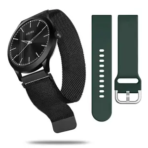 Visit the Matrix Store Matrix Swap Analog Black Dial Watch with Interchangeable Straps for Men & Boys