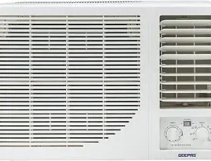 Geepas 2.0 Ton Window Air Conditioner - 24000BTU Washable Filter Wide Airflow Low Noise & Auto Restart