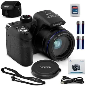 Minolta 20 Mega Pixels 40x Optical Zoom Digital Camera with 1080p FHD Video