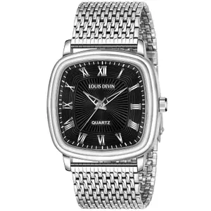 Visit the LOUIS DEVIN Store LOUIS DEVIN Mesh Steel Chain Analog Wrist Watch for Men (LD-G042)
