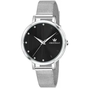 Visit the CRESTELLO Store CRESTELLO L103 Steel Chain Analog Wrist Watch for Women