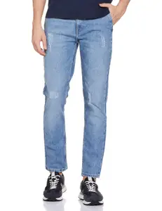 Brand: The Indian Garage Co The Indian Garage Co Men Slim Fit Solid Mid-Rise Stretchable Jeans