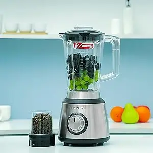 Krypton Stainless Steel 2-in-1 Blender, 1.5L PC Jar, KNB6389 2 Speed