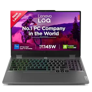 Lenovo LOQ Intel Core i7-14700HX 15.6" (39.6cm) 144Hz 300Nits FHD Gaming (16GB/1TB SSD/Win 11/NVIDIA GeForce RTX 4060 8GB Graphics/100% sRGB/Office 21/1Yr ADP Free/Grey/2.4Kg), 83DV00BEIN