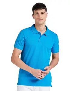 Brand: Amazon Brand - Symbol Amazon Brand - Symbol Men's Cotton Rich Solid Polo Tshirt | Collar Tshirts | Half Sleeves | Plain-Regular Fit (Available in Plus Sizes)