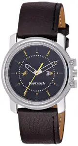 Visit the Fastrack Store Fastrack Economy Analog Black Dial Men's Watch NM3039SL02 / NL3039SL02