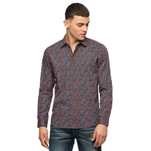 Visit the Pepe Jeans Store Pepe Jeans Men's Casual Shirt | Trendy Printed Shirt for Men| Regular Fit | Full Sleeve | Available in Plus Size