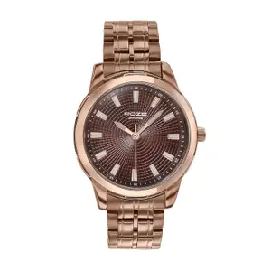 Visit the Sonata Store Sonata Poze 6 Cinnamon City Gents Quartz Brown Round Dial Men's Watch | Stainless Steel Strap Material | Watches for Men Analog - SP70080KM02